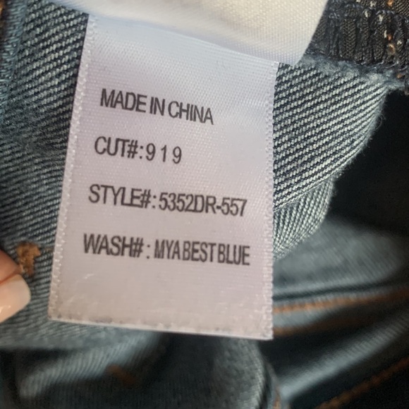 Articles of Society Mya Best Blue Skinny Jeans Mid rise Women size 28 - Picture 10 of 13